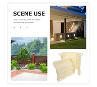 MINAOLULUS Roman Column Mold for Concrete Pillar, Hollow Cement Mold with 25 Vertical Stripes, Decorative Outdoor Garden Corridor Pillar Form for Villa Hardscaping