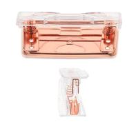 MINAOLULUS Rose Gold 2 Hole Puncher and Heavy Duty Staple Remover Set, Office Paper Punch and Staple Puller for Home and Professional Use