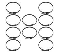 MINAOLULUS Scuba Diving Regulator Mouthpiece Retainer Tie Nylon Black UV Resistant Universal Compatibility 10pcs for Regulator Mouthpiece and Scuba Diving