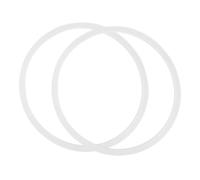 MINAOLULUS Silicone Sealing Rings Silicone Gaskets with Exceptional Durability and Leakproof Performance 2pcs White for Insulated Lunch Boxes for Food Storage Containers and Student Lunch