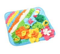 MINAOLULUS Slow Feeding PET Sniff Pad for Dogs and Cats Washable Interactive Nosework Mat Blue Puzzle Toy for PET Enrichment and Sensory Play