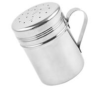 MINAOLULUS Stainless Steel Seasoning Pot with Handle and Sealed Lid for Kitchen and BBQ, Lightweight Pepper and Salt Bottle, Creative Appearance Spice Jar for Convenient Cooking