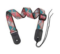 MINAOLULUS Ukulele Strap with Nylon and Leather Materials Bohemian Style Sturdy Easy to Install and Safe in Holding, for Ukulele Players Seeking A Fashionable and Comfortable Shoulder Belt