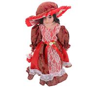 MINAOLULUS Victorian Doll Decor Ceramic Doll Victorian-style European Court Aesthetics Fine Craftsmanship Home Decoration Collectible Figurine for Home Display