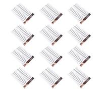 MINAOLULUS Waterproof Artificial Eyebrow Stickers for People with Light or Sparse Eyebrows, 12 Sheets Paper Makeup Brow Stickers that Save Time, for Novices and Chemo Patients