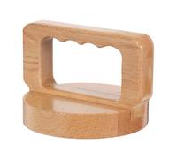 MINAOLULUS Wood Block Printmaking Baren with Beech Wood Ergonomic Handle and Pad, Stamping and Engraving Tool for ’s Craft, Scrapbooking, Linocut Art Projects