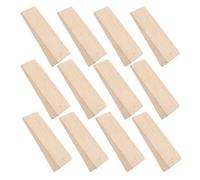 MINAOLULUS Wooden Axe Handle Wedges 12pcs Practical Axe Wedge for Hammers and Gardening Tools Outdoor Fixing Replacement Accessory