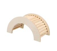 MINAOLULUS Wooden Hamster Ladder and Mouse Bridge Climbing Toy 1-pc Chewable Small Pet Climb Bridge Suitable for Hamsters and Small Birds