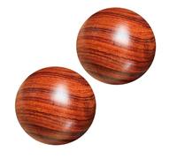 MINAOLULUS Wooden Massage Balls to Memory and Sleep Patterns and Relaxation 2pcs Hand Exercise Balls for Elder People