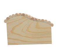 MINAOLULUS Wooden Pet Mice Hut Natural Hamster House with Door Multi Chamber Hideout for Small Animals Promotes Nesting Chewing Instincts for Hamsters Mice