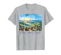 Minas Gerais Brazil Traveling Trip Minas Gerais Vacation T-Shirt, Men, Heather Grey, Large