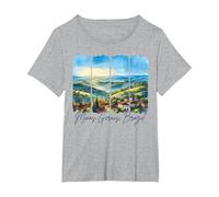 Minas Gerais Brazil Traveling Trip Minas Gerais Vacation T-Shirt, Women's Plus, Heather Grey, 3X