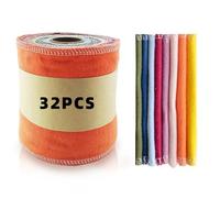 Minasuki Reusable Toilet Paper - Cotton Flannel Reusable Bidet Towels, 32 Pcs Washable & Re-Rollable Cloth Toilet Paper Wipes