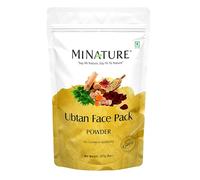 minature Ubtan Face and Body Pack by mi nature, Contains Turmeric, Barley, Chickpeas, Neem, sandalwood, Mograflower, Saffron and Rose Petal, Remove Acne, 227g (8 oz.) (0.5 lb), from India