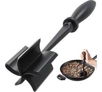 Mince Masher, Ground Beef Meat Chopper with 5-Blade Head, Versatile High-Temp Heat-Resistant Hamburger Meat Masher, Non-Stick Minced Meat Separator Nylon Utensil Tool Cookware