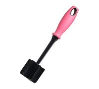 Mince Masher Meat Chopper, Ground Beef Masher with 6-bladees Head, Ground Beef Chopper Tool, Meat Spatula Chopper Mix and Chop Kitchen Tool, Non-Stick Mince Meat Masher for Beef(Pink)