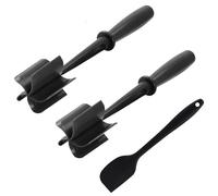 Mince Masher, Meat Masher Set of 2 with Scraper, Meat Chopper and Tenderizer for Ground Beef, Hamburger, Avocado, Baby Food, ABS Material, Easy to Clean