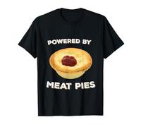 Mince Meat Pie Lover Tshirt Powered by Meat Pies T-Shirt