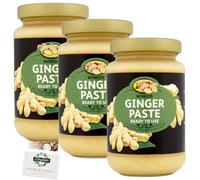 Minced Ginger Bundle with Ginger KTC Ginger Paste 210g 3 Pack + Brightdale Kitchen Booklet