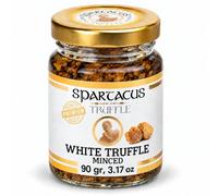 Minced White Truffle 90g in Extra Virgin Oil | Everyday 90g jar, real Borchii white truffle finely chopped, vegan and gluten free, refined gourmet condiment