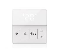 MincoHome Programmable Smart Thermostat Gas Boiler/Electric Floor Heating Temperature Controller WiFi Voice App Connect (White For Electric Floor Heating)