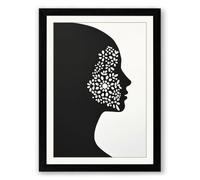 Mind at Work Minimalist Framed Wall Art Print A1 (84.1×59.4cm) Black, Wall Decor for Living Room, Bedroom, Office & Home, Ready to Hang, Art Gift