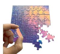 Mind Bending Puzzle - Impossible Jigsaw Puzzle, Brain Teaser Puzzles | Transparent Acrylic Iridescent Puzzzle, Challenging Jigsaaw Puzzzlle, 49pcs Non-Repeat Puuzzles Hard Interest Game For Adults