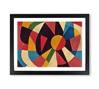 Mind Blowing Abstract Art Framed Print | A2 Black Framed Wall Art | Ready to Hang | Abstract Fantasy Picture | Living Room Bedroom Lounge Office
