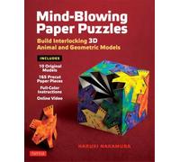 Mind-Blowing Paper Puzzles Kit : Build Interlocking 3D Animal and Geometric Models