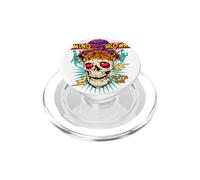 Mind Blown Basketball Graphic Skull Hoops Culture Ballers PopSockets PopGrip for MagSafe