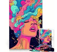 Mind Blown Jigsaw Puzzles for Adults1000 Piece Logic Fun Sharp Detail Playful Challenge Christmas Idea (38x26cm)