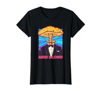 Mind Blown Pop Art Movement Exploding Head Comic Book Lover Value Graphic T-Shirt, Women, Black, S