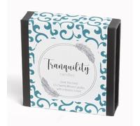 Mind Body Soul - Tranquility Candles (wrap) by Cotton & Grey - 12 Pure Beeswax Twenty Minute Candles with Ceramic Holder