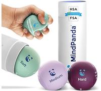 Mind & Body Stress Balls for Adults - Multi-Density Squeeze Balls for Hand Therapy & Grip Strengthening - Stress & Anxiety Relief - Soft to Triple Density Options