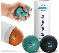 Mind & Body Stress Balls for Adults - Multi-Density Squeeze Balls for Hand Therapy & Grip Strengthening - Stress & Anxiety Relief - Soft to Triple Density Options
