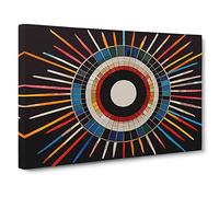 Mind Boggling Modern Abstract Art Canvas Wall Art Print Ready to Hang, Framed Picture for Living Room Bedroom Home Office Décor, 30x20 Inch (76x50 cm)