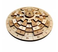 Mind Boggling Safecracker 50 Puzzle Classic Math Numbers Wood Puzzles Game for Adults Kids