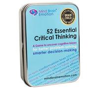 Mind Brain Emotion 52 Essential Critical Thinking: Flash Cards Problem Solving & Decision Making, Smart Games to Detect Cognitive Biases in Speech, Media, Teens & Adults by Harvard Educator