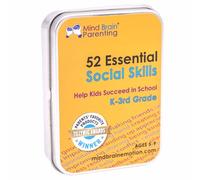 Mind Brain Emotion 52 Essential Social Skills Lessons & Teaching Tool Kit - Social Emotional Learning Activities for Parents, Teachers, School Counselor (Kindergarten, Elementary Kids)