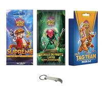 Mind Bug Tag Team Extensions + Promo Pack Supreme + Pormo Pack Fruit Battle French Version + 1 Blumie Decap (Promo Pack + Tag)
