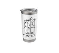 Mind Control Blackwork Stainless Steel Insulated Tumbler