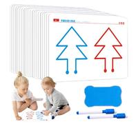 Mind Development Activity Cards - 20x Interactive Brain Game, Educational Skill Cards | 8.27x5.51 Inch Hand-Eye Coordination Boost, Logical Thinking Practice, Creative Learning Activity for Children