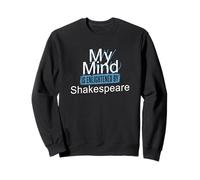 Mind Enlightened Shakespeare Mindfulness Slogan Sweatshirt