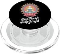Mind Flexible Body Grateful - Inspirational Yoga Quote PopSockets PopGrip for MagSafe