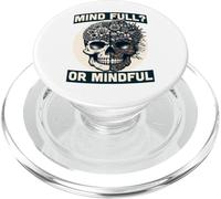 Mind Full or Mindful Mental Health Clarity and Peace PopSockets PopGrip for MagSafe
