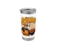 Mind if I Smoke Funny BBQ Smoker Chef for Grilling Dad Stainless Steel Insulated Tumbler
