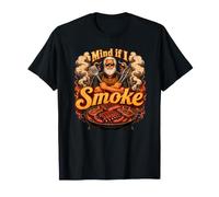 Mind If I Smoke Funny BBQ Smoker Grilling Enthusiasts & Dads T-Shirt