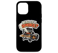 Mind If I Smoke Meat Lover BBQ Smoker Brisket Carnivore Joke Case for iPhone 12/12 Pro