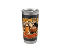 Mind If I Smoke - Perfect for Grilling Enthusiasts & Dads Stainless Steel Insulated Tumbler