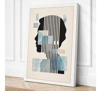 Mind in Motion Minimalist Canvas Wall Art Print 36x24 Inch (91 x 61 cm)